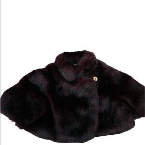 Ted baker baby girl fur shawl 12 to 18 months d08